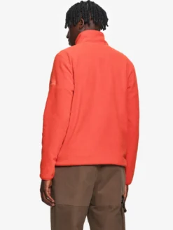 Polaire légère col zippé - Rouge