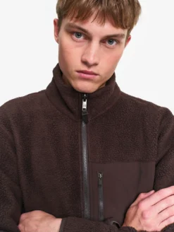 Polaire légère en sherpa T-KIT™ - Marron