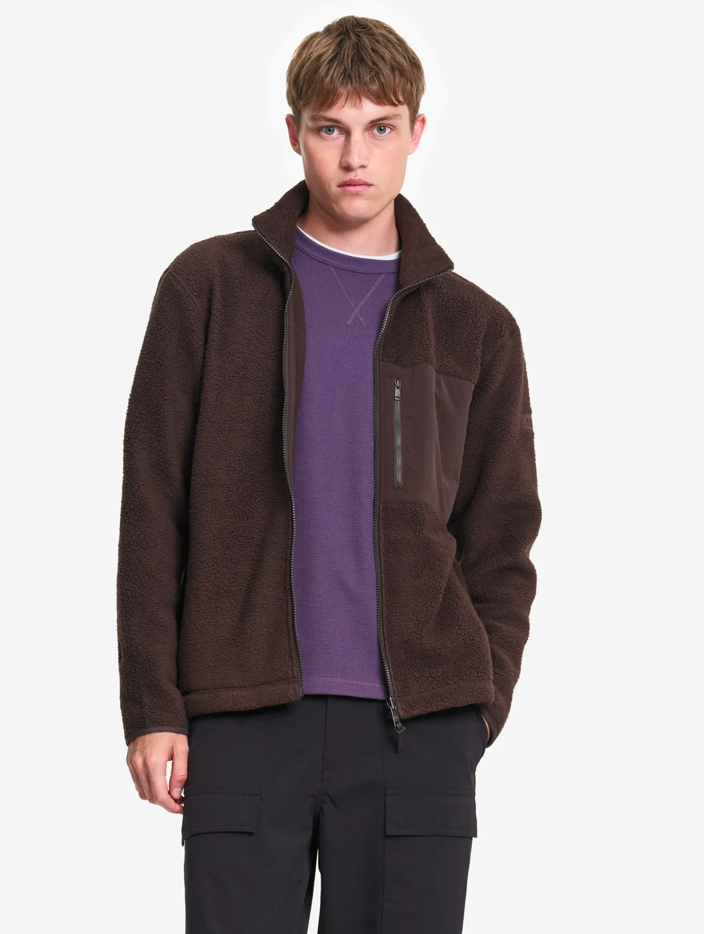 Polaire légère en sherpa T-KIT™ - Marron