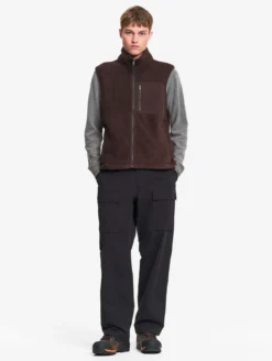 Polaire sans manches légère en sherpa T-KIT™ - Marron