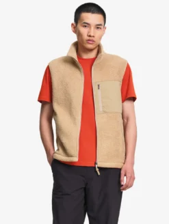 Polaire sans manches légère en sherpa T-KIT™ - Beige