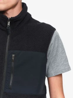 Polaire sans manches légère en sherpa T-KIT™ - Noir