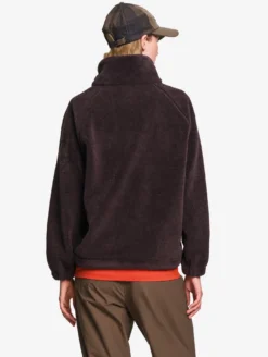 Polaire sherpa col camionneur - Marron