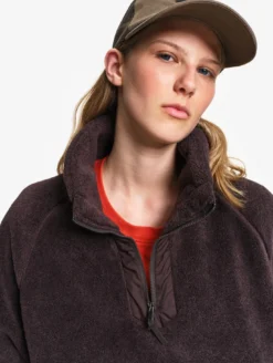 Polaire sherpa col camionneur - Marron