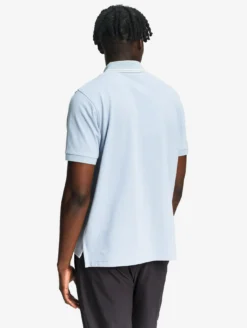 Polo Dry Fast™ à col rabattu avec logo sur la poitrine - Bleu