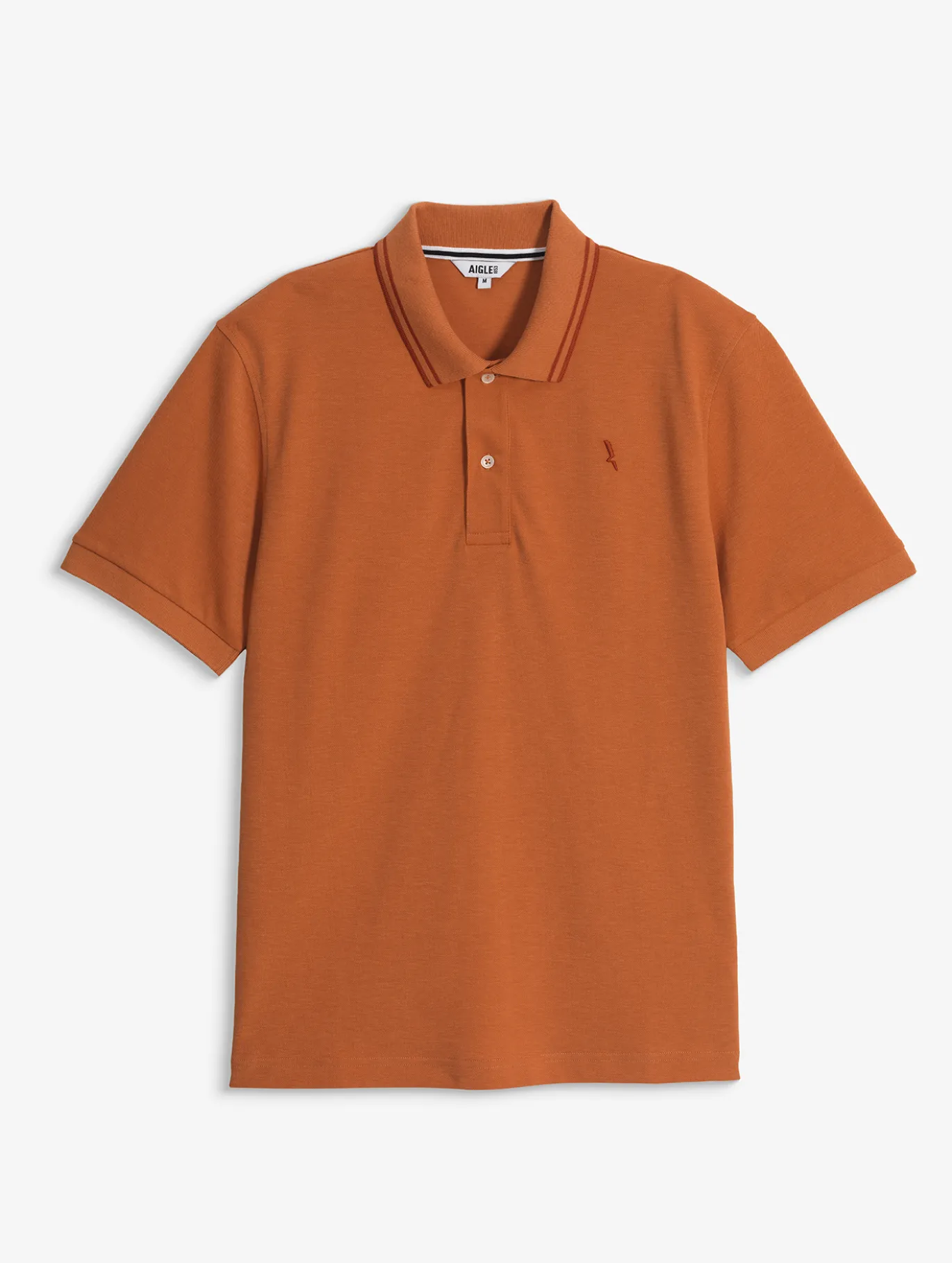 Polo Dry Fast™ à col rabattu avec logo sur la poitrine - Orange