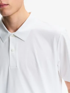 Polo Dry Fast™ TEXTILE® anti-UV avec logo sur la poitrine - Blanc