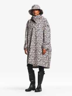 Poncho imprimé imperméable - Multicolore