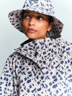 Poncho imprimé imperméable - Multicolore