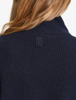 Pull camionneur en laine mérinos - Bleu