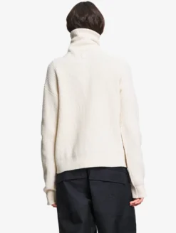 Pull camionneur en laine mérinos - Blanc