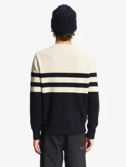 Pull marin en maille - Bleu