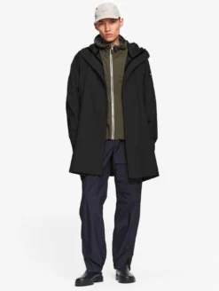 Rainpack™ Bike : Blouson mixte imperméable MTD™, long et compactable - Noir