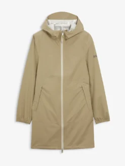 Rainpack™ 90 : coupe-vent mixte imperméable MTD™, long et pliable - Beige