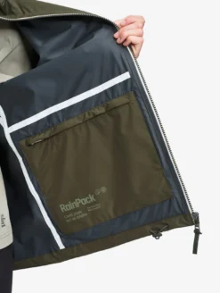 Rainpack™ 70 : coupe-vent mixte imperméable MTD™, court et pliable - Kaki