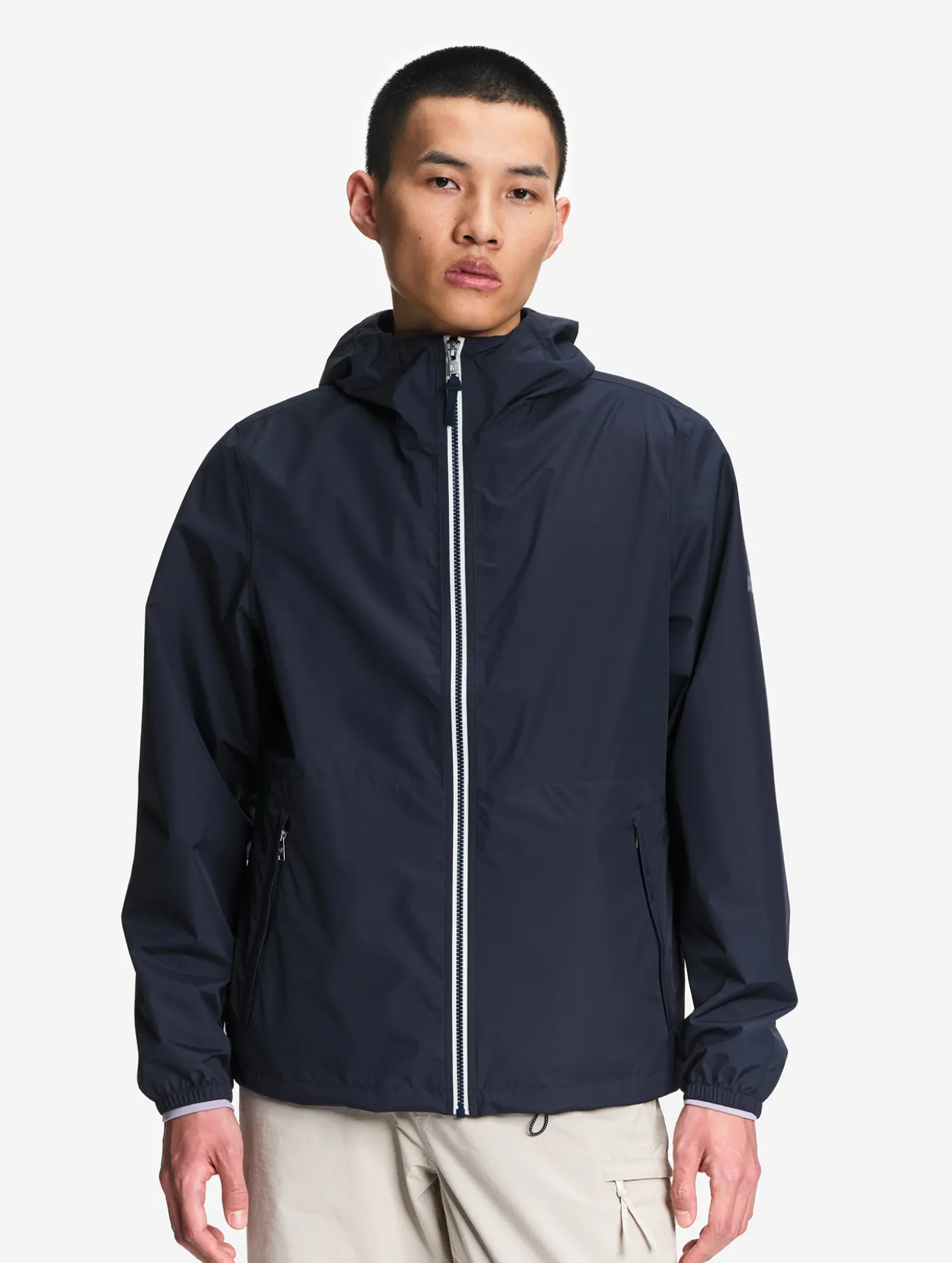 Rainpack™ 70 : coupe-vent mixte imperméable MTD™, court et pliable - Bleu