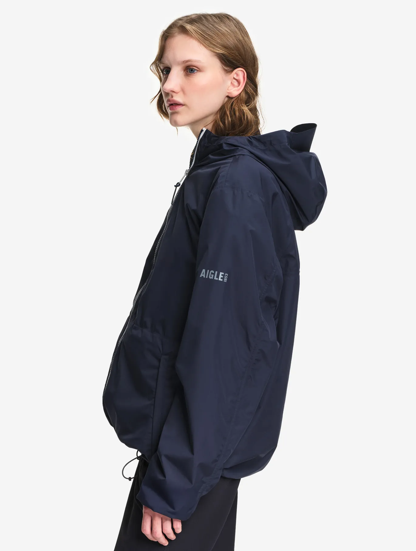 Rainpack™ 70 : coupe-vent mixte imperméable MTD™, court et pliable - Bleu