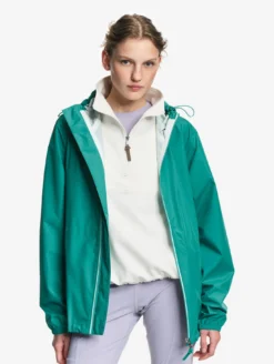 Rainpack™ 70 : coupe-vent mixte imperméable MTD™, court et pliable - Vert