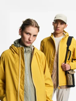 Rainpack™ 70 : coupe-vent mixte imperméable MTD™, court et pliable - Jaune