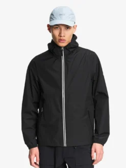 Rainpack™ 70 : coupe-vent mixte imperméable MTD™, court et pliable - Noir