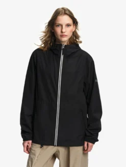 Rainpack™ 70 : coupe-vent mixte imperméable MTD™, court et pliable - Noir