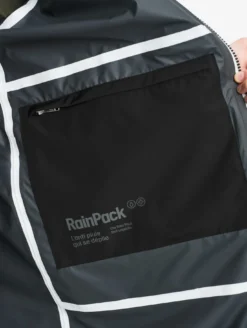 Rainpack™ 90 : coupe-vent mixte imperméable MTD™, long et pliable - Noir