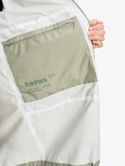 Rainpack™ 90 : coupe-vent mixte imperméable MTD™, long et pliable - Vert
