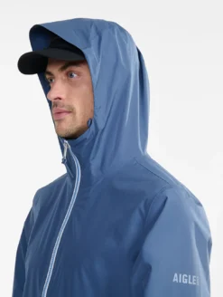 Rainpack™ 90 : Imperméable mixte coupe-vent MTD™ , long et pliable - Bleu