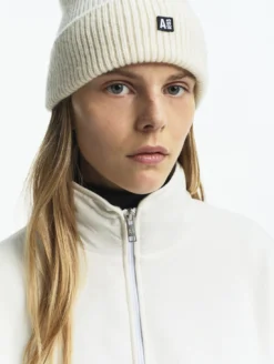 Sherpa moyenne col zippé - Blanc