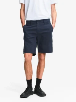 Short chino classique en coton - Bleu