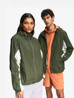 Solarpack™ : Veste mixte déperlante pliable UVC™ - Kaki