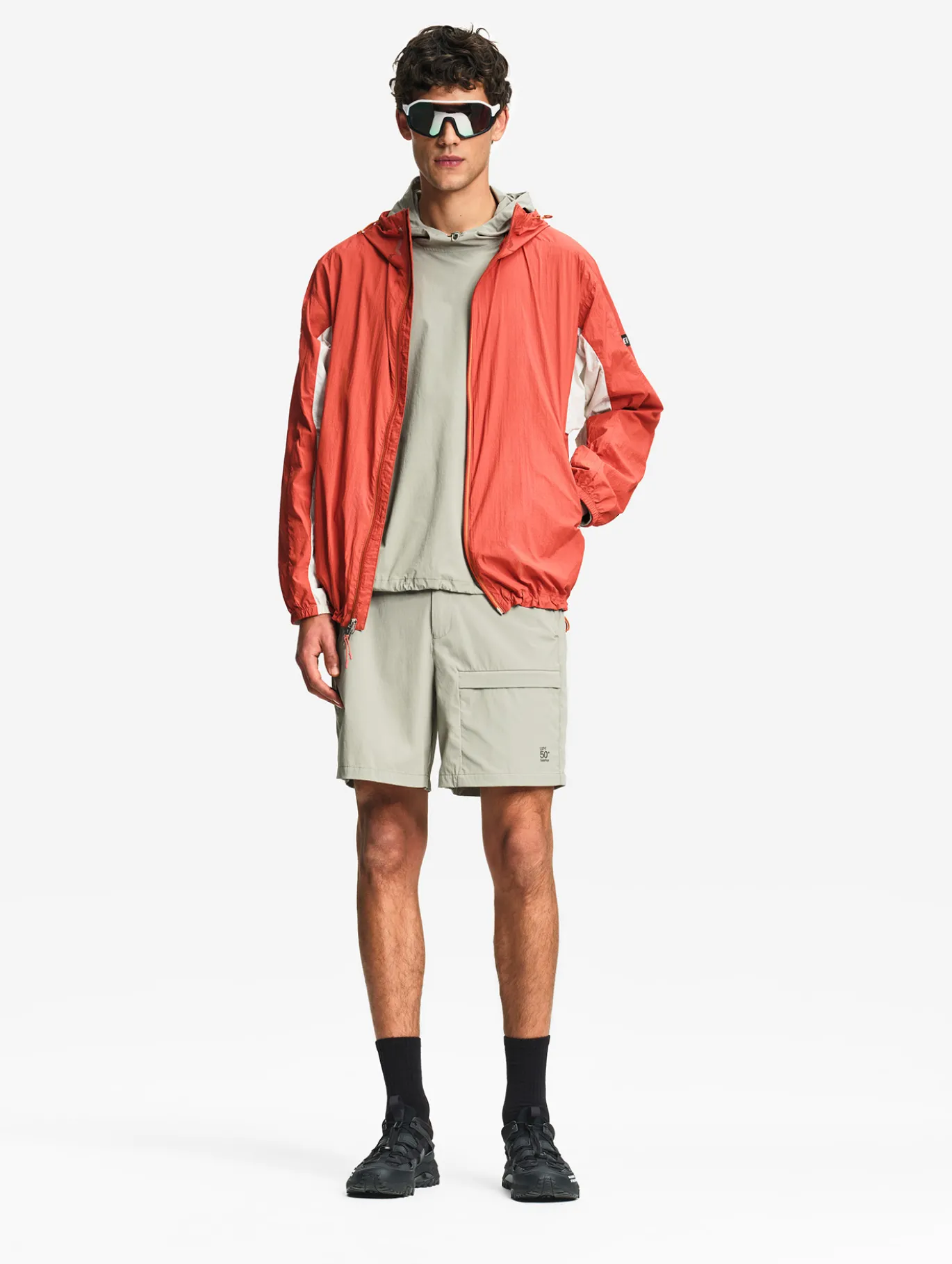 Solarpack™ : Veste mixte déperlante pliable UVC™ - Rouge