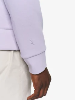 Sweatshirtcol ras du cou anti-UV avec poches zippées - Violet