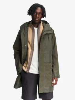 T-KIT™ Parka longue en coton avec 3 poches zippées MTD™ - Kaki