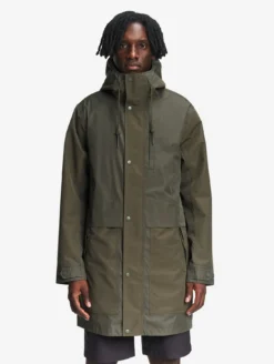 T-KIT™ Parka longue en coton avec 3 poches zippées MTD™ - Kaki