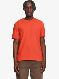 T-shirt en coton avec broderie - Rouge