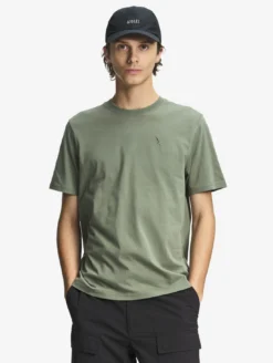 T-shirt en coton avec broderie - Vert
