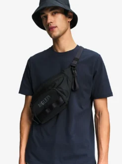T-shirt en coton avec broderie - Bleu
