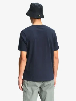 T-shirt en coton avec broderie - Bleu
