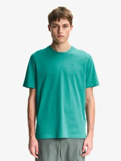 T-shirt en coton avec broderie - Vert