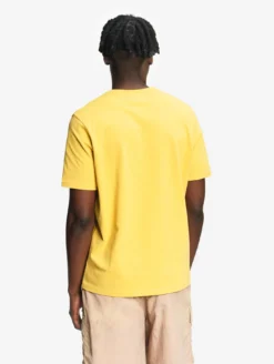 T-shirt en coton avec broderie - Jaune