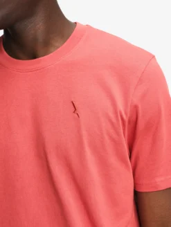 T-shirt en coton avec broderie - Rouge