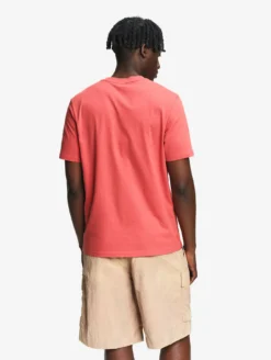 T-shirt en coton avec broderie - Rouge