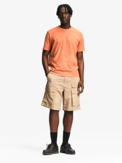 T-shirt graphique en jersey de coton - Orange