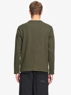 T-shirt nid d'abeille - Kaki