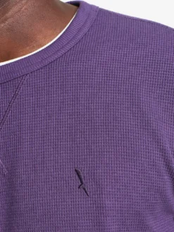 T-shirt nid d'abeille - Violet