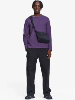 T-shirt nid d'abeille - Violet