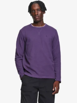 T-shirt nid d'abeille - Violet