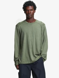 T-shirt ThermoPack™ en laine mérinos thermo-régulatrice - Vert