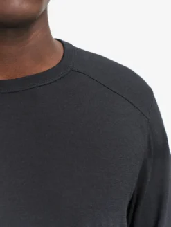T-shirt ThermoPack™ en laine mérinos thermo-régulatrice - Noir